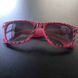 Free Pink Zebra Sunglasses